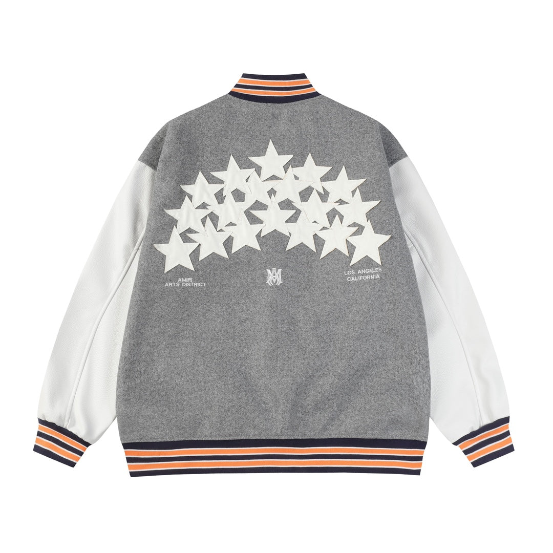 Amiri 2024ss Star ⭐ Baseball Jacket