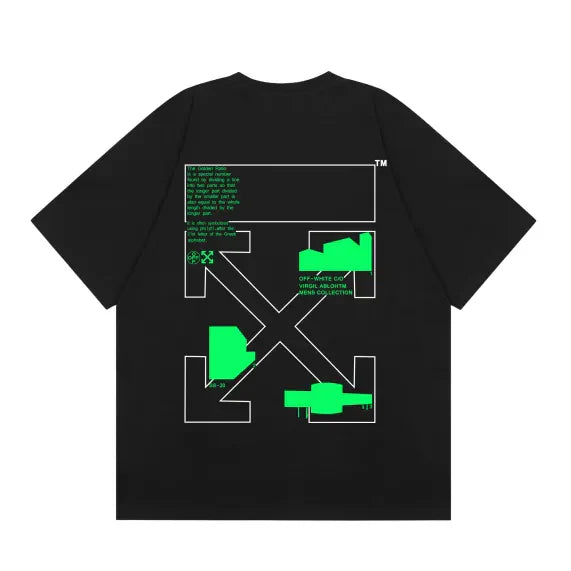 Off-White Off white black/green t-shirt