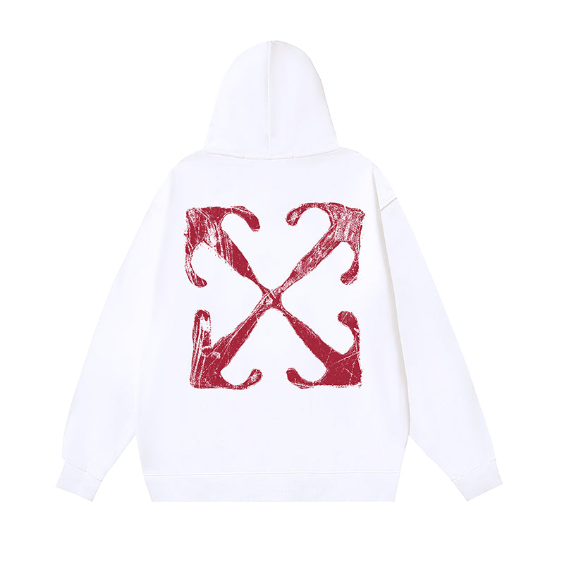 OFF-WHITE retro arrow hooded sweatshirt