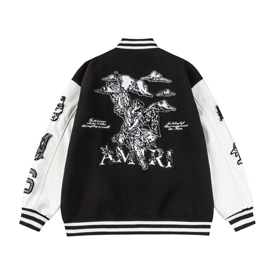 Amir i2024ss Cupid Baseball Jacket