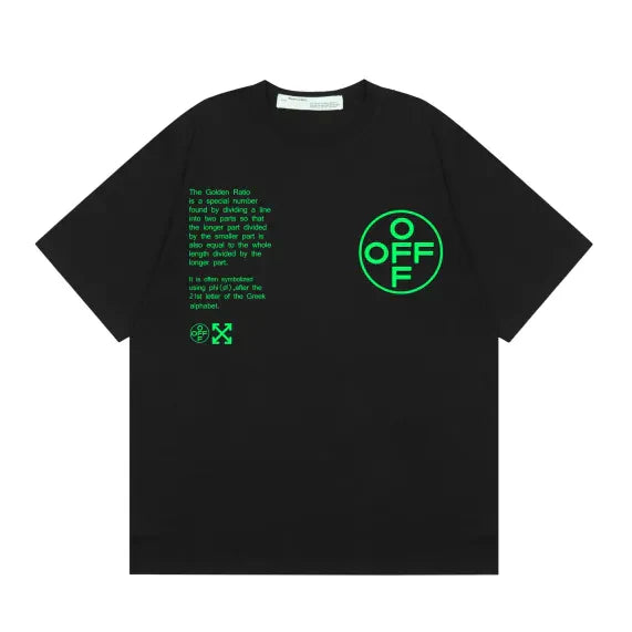 Off-White Off white black/green t-shirt