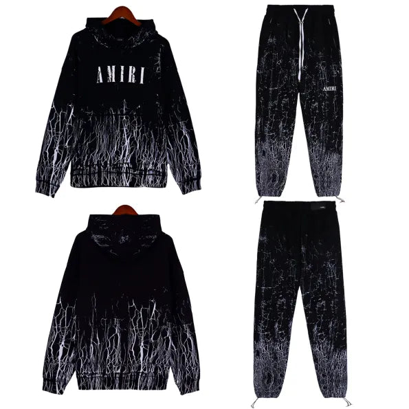 AMIRI Cracked Hoodies set