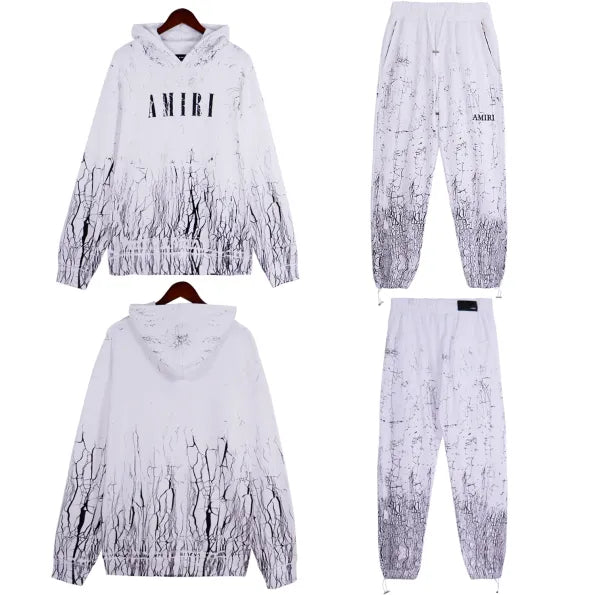 AMIRI Cracked Hoodies set