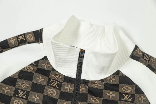 LV checkerboard coat 'white'