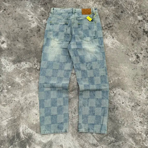 Louis Vuitton Damier Denim Skate Pants